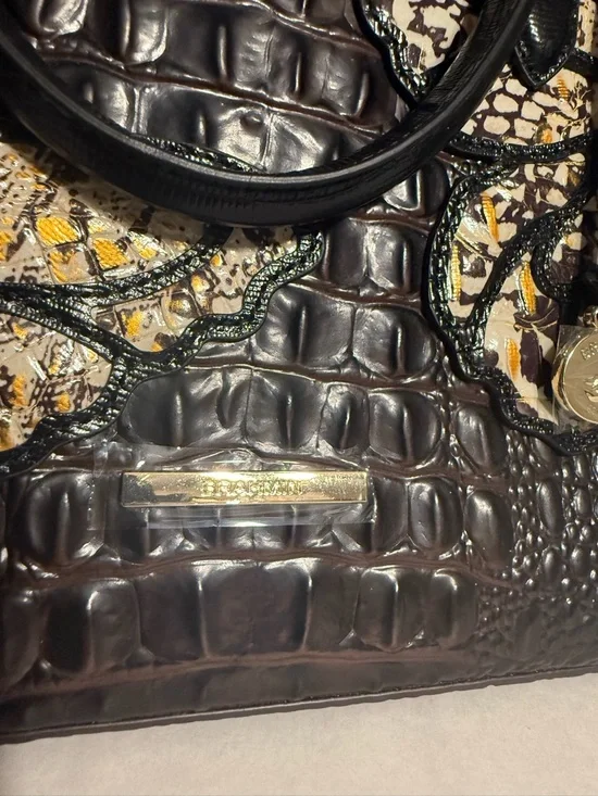Brahmin Cocoa Gala Duxbury Satchel, a limited edition handbag NWOTs - Picture 10 of 10